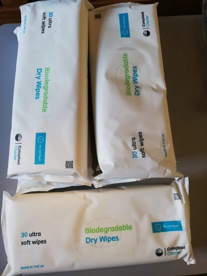 30 x 5 (150) Coloplast Charter Hygienic Dry Wipes BN Sealed - Image 1 of 1