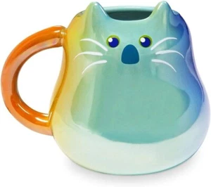 Disney Pixar Soul Mr. Mittens The Cat Mug Iridescent Color Ceramic Mug NWT! - Picture 1 of 6