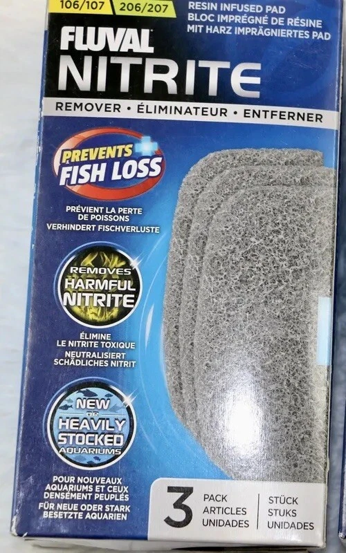Fluval Nitrite Remover Filter Pad 3 Pack for 106/107 & 206/207 Aquarium Canister - Image 1 of 4