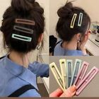 Frosting Hair Clip 6Pcs/set Headwear Geometry Rectangle Hairpins