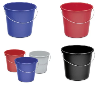 Nölle Kunststoff-Haushaltseimer rund 5 Liter Plastik Eimer Universaleimer Bügel - Bild 1 von 2