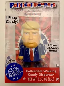 Donald Trump Political Poopers “I Poop Candy” Collectible WindUp Toy NEW IN BOX - Picture 1 of 6