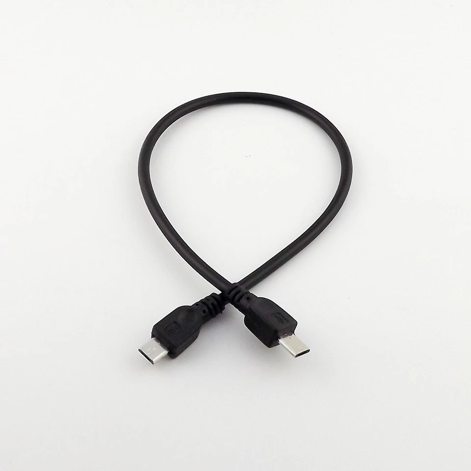 1FT Micro USB 2.0 Male To Micro 5 Pin B Male Data Charge Converter Adapter Cable - Image 1 of 4