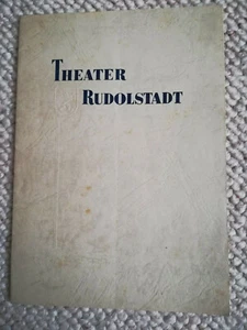 Theater Rudolstadt 1953/54, Programmheft  Der Postillon von Lonjumeau - Bild 1 von 3