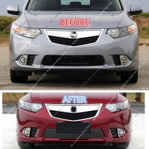 Stainless Front Bumper Lower Grille Trim o Grill For Honda Acura TSX 2011-2014 - Bild 1 von 9