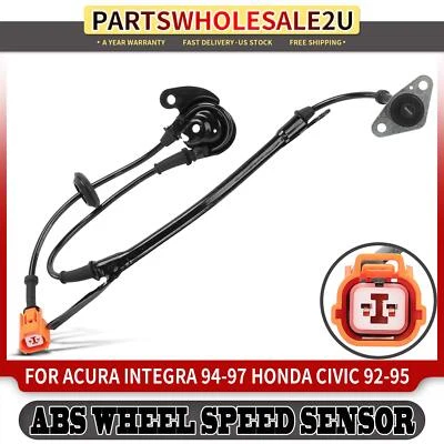 Front Right ABS Wheel Speed Sensor for Acura Integra 1994-1997 Honda Civic 92-95 - Image 1 of 4