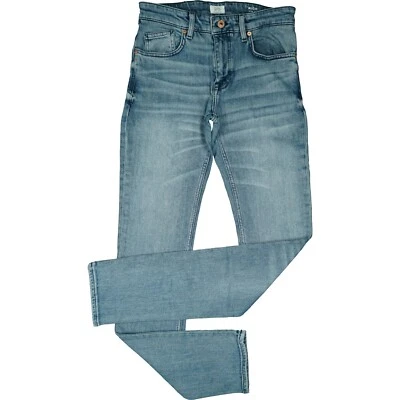 Calça Jeans Masculina QS S.OLIVER Rick Slim Fit Skinny Stretch Tamanho 46 W29 L34 Azul - Imagem 1 de 4