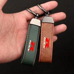 Motorcycle Leather Keyring Pendant For Suzuki Gsxr 600 GSX-R 750 GSXR600 GSX R - Picture 1 of 28