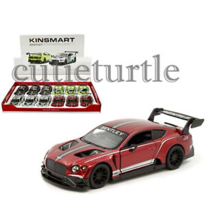 Kinsmart Bentley Continental GT3 1:38 Diecast Display Toy Car KT5417D