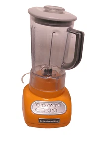 KitchenAid KSB560TGO 5 Speed Blender 60 Oz Polycarbonate Pitcher Orange - Picture 1 of 9