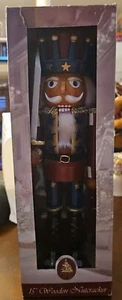 Enchanted Forest Red Wooden Nutcracker, 15 In - Foto 1 di 3
