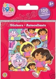 DORA THE EXPLORER ~100 GESTANZTE GLITZER STICKER PACK~ - Bild 1 von 1
