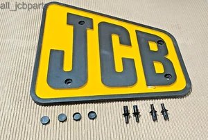 Original JCB Platte Ausleger Logo mit Hardware-Kit (817/04212 826/00867 835/00049) - Bild 1 von 14
