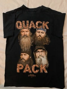Cooles T-Shirt Duck Dynasty Phil, Jase, Willie, Herren Gr. M QUACK PACK schwarz - Bild 1 von 2