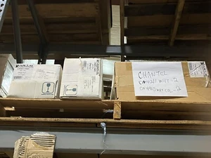 (2) Barclay Chantel White Pedestal Sinks w/Columns - CN4910WH/CN4211WH - Picture 1 of 1
