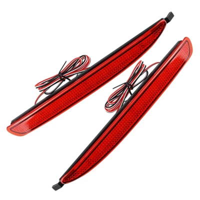 Fit For 2003-2008 Mazda 6 DBA-GG3S 2pcs Rear Bumper Turn Signal Light Red Lens - image 1 of 4