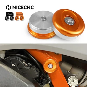 2pcs NICECNC Billet Frame Hole Cap Cover Plugs Set For KTM 790 Duke 2018-2022 - Picture 1 of 15