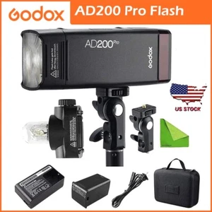 Godox AD200 Pro AD200Pro Flash for Fuji Fujifilm Canon Sony Nikon Olympus Camera - Picture 1 of 12