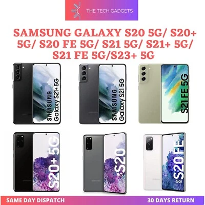 Samsung Galaxy S20 FE Plus S21 FE Plus 5G 128GB Unlocked Smartphone Pristine A+