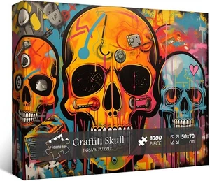Rompecabezas Grafitti Skulls 1000 piezas, ¡caja nueva sellada! - Imagen 1 de 7