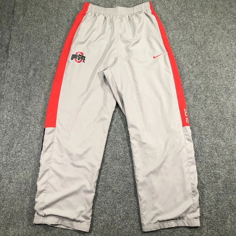 Nike Dri-Fit Ohio State Authentic Mens L Large Team Issued Windbreaker Pants Cover