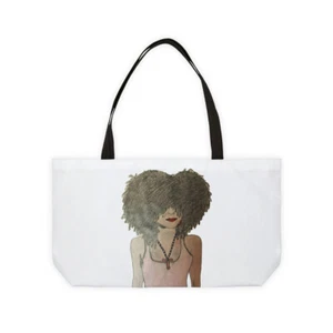 Curly Hair Weekender Tote Bag - Picture 1 of 9