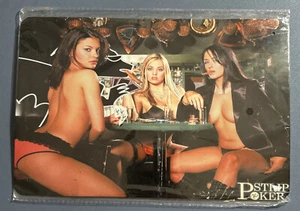 TIN SIGN Strip Poker Blue Metal Décor Wall Art Garage Shop Bar Cave A625 - Picture 1 of 5