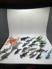 Sea Creatures Plastic Animal Toy Figure Lot Octopus Whale Dolphin Sharks