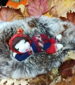 Roly-Poly Cotton Wool Baby - Handgestrickt Waldorf - Neu Sonderanfertigung - Bild 1 von 8