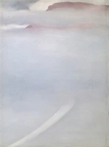 Road, Mesa with Mist : Georgia O’keefe : 1961 : Kunstdruck in Archivqualität - Bild 1 von 1