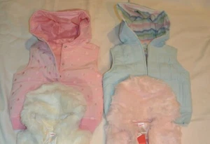 Gymboree PRINCESS SNOW DROP Puffy Pink or  Blue Vest  NWT Choice  - Picture 1 of 5