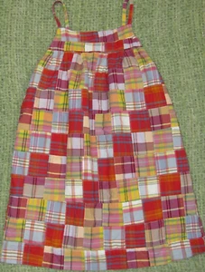 CREWCUTS Sundress Dress Strappy Patchwork Shift j.crew Girls 6-7 - Picture 1 of 5