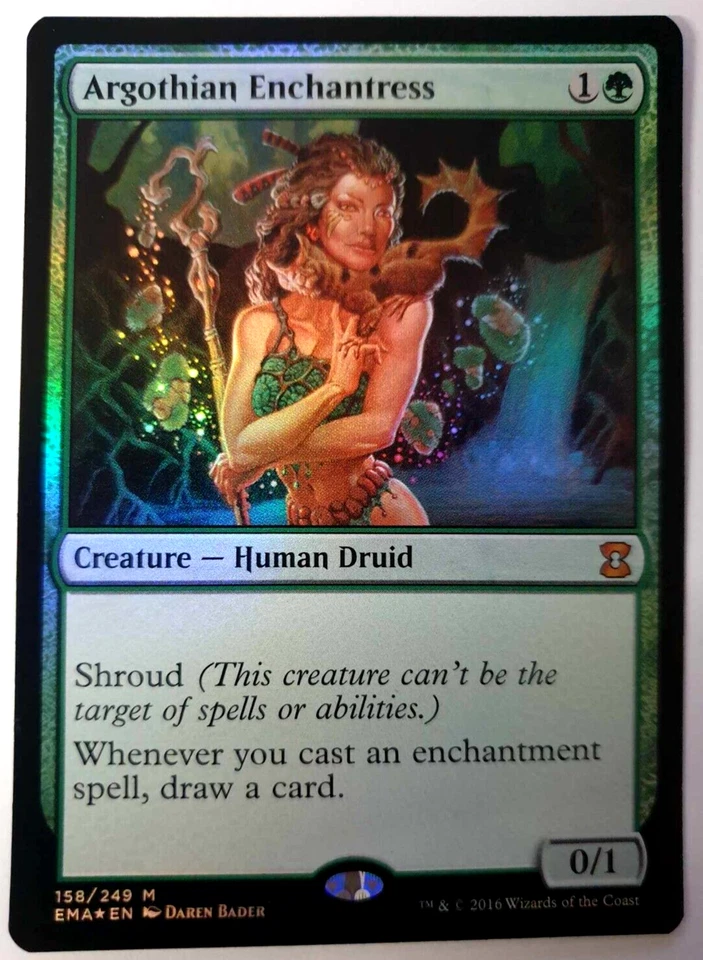MTG: Eternal Masters - Argothian Enchantress - FOIL Mythic - #158 VLP - Image 1 of 1