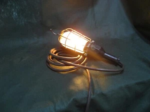 Vintage D. Woodhead Co large industrial Drop Light DW "500" Line retro steampunk - Picture 1 of 11