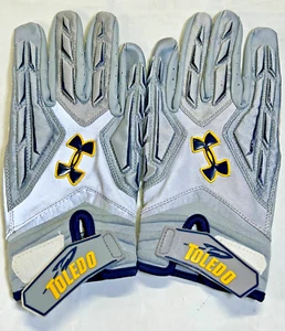 Under Armour Men's University Of Toledo UT Football Receiver Gloves Very Cool - Picture 1 of 6