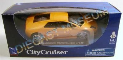 LAMBO LAMBORGHINI MURCIELAGO LP640 1:43 DIECAST NEW-RAY CITY CRUISER RARO Foto 1 de 2