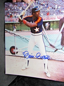 Autographed 8 x 10" Photo - Houston Astro - CESAR CEDENO (AA - Picture 1 of 3