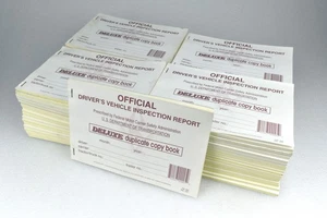Lot of 67 Keller Official Driver Vehicle Inspection Report Duplicate Copy Book - Bild 1 von 5