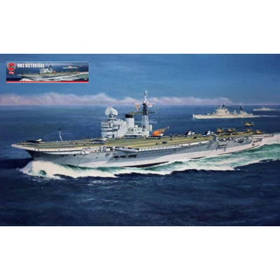 HMS VICTORIOUS KIT 1:600 Airfix Kit Navi Modellino Nuovo - Immagine 1 di 3