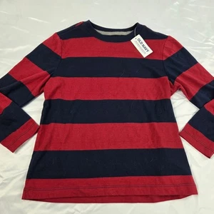 Softest Striped Long-Sleeve T-Shirt For Boys Size XS NWT - Picture 1 of 3