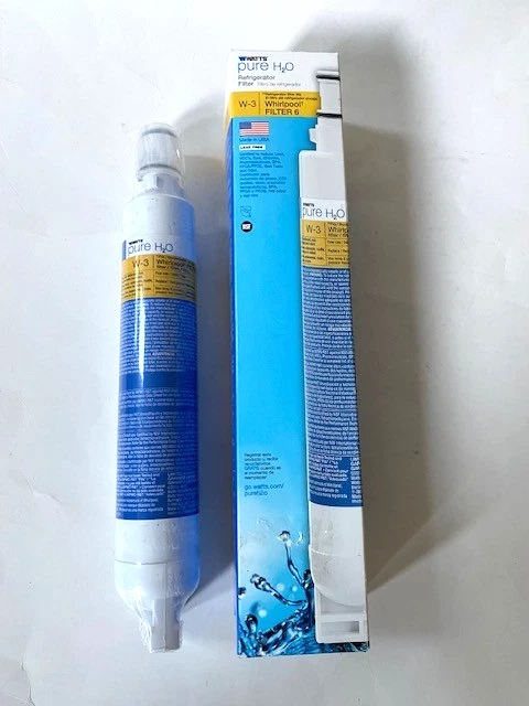 WATTS Pure H2o Refrigerator Water Filter for Whirlpool Filter #6 - NEW & SEALED - Image 1 of 1