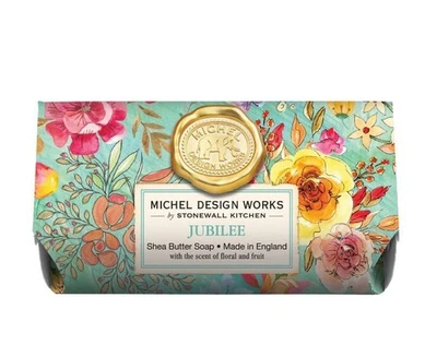 Michel Design Works Large 8.7 oz Soap Jubilee Scent Floral&Fruit Made In England - Image 1 of 4