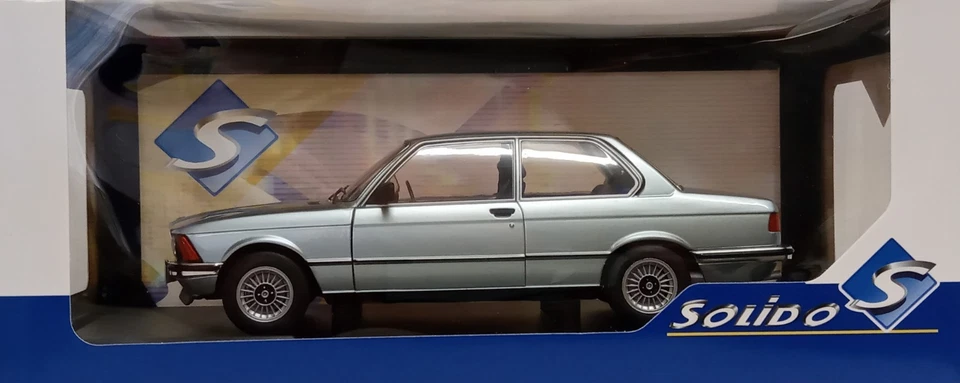Solido 1/18 Scale -BMW 323i (E21) 1980 Metallic Sapphire Blue - Image 1 of 4