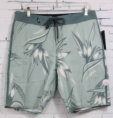 Dakine Hombres Kailua Boardshorts 32 Coastal Green Noosa Palm Board Shorts Nuevos Foto 1 de 2