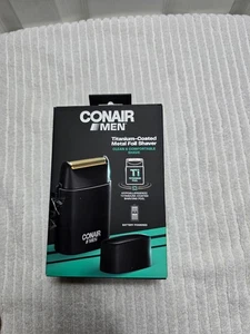 Afeitadora eléctrica hipoalergénica con recubrimiento de titanio con lámina de metal Conair Men (I - Imagen 1 de 7