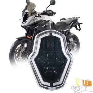 LED Headlight DRLs Fit KTM 1050 / 1090 / 1190 / 1290 Advebture 2015-2019 ADV - Picture 1 of 11