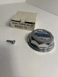 1960's 1970's Vintage Cragar Star Wire Center Cap # 6026115 Rare - Picture 1 of 5