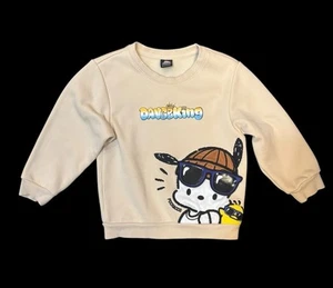 Pochacco Sanrio Sweatshirt Kids Size 110 US 4-5 DanceKing Tan Pullover RARE - Picture 1 of 12
