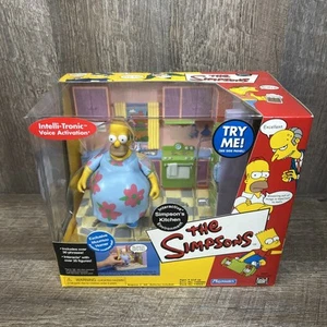 New Playmates SIMPSONS Interactive Kitchen Exclusive Muumuu Homer Playset Figure - Picture 1 of 9