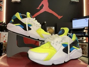 Nike AIR HUARACHE VOLT BLUE SIZE 10🔥 RARE 🔥 - Picture 1 of 13